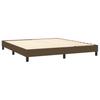 Vidaxl Continental Bed with Mattress, Brown, Fabric, 160X200 Cm