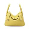 Women Lindy Style Handbag, Retro Rotating Lock Crossbody Shoulder Bag, Multi Pocket Portable Top Handle Purse, Casual Daily Work Travel Leather Bag