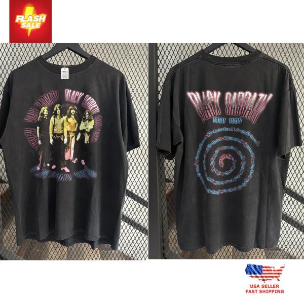 New Apparel Vintage 1999 Black Sabbath Ozzy Tour TShirt, Heavy Metal Concert Tee Unisex T-Shirt S