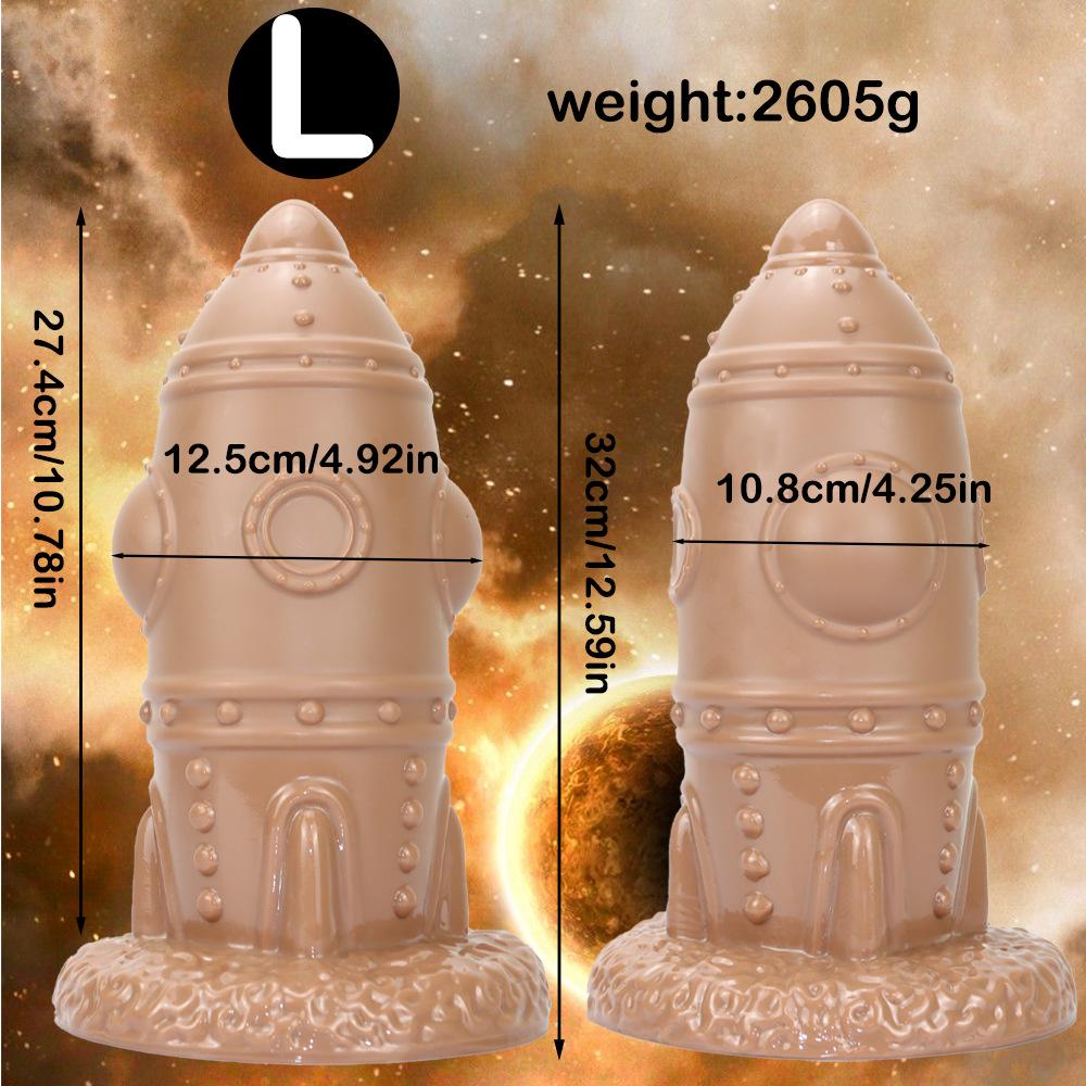 32x12CM Extra Large Thick Rocket Anal & Vaginal Dilator Sex Toy