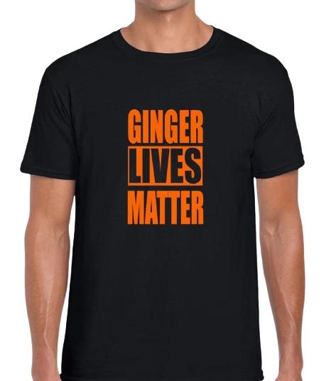 Ginger Lives Matter T-Shirt Funny Unisex Joke Parody Humor Tee Men Women 3XL