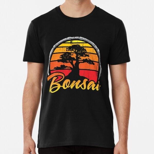 Bonsai Tree Moyogi Chokkan Made In Australia T-Shirt S-2XL