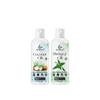 Biomidas 100% reines Kokosöl 60ML & Bhringraj 60ML Kombipaket für schnelles Haarwachstum, gegen Haarausfall, Spliss & fördert weicheres & glänzenderes Haaröl(Pack