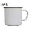 Water Mug 120/240/350/500ML Vintage Enamel with Handle Heat-resistant Large Capacity Cup Tea Milk Coffee Drinking Retro Decoration Scratch-resistant