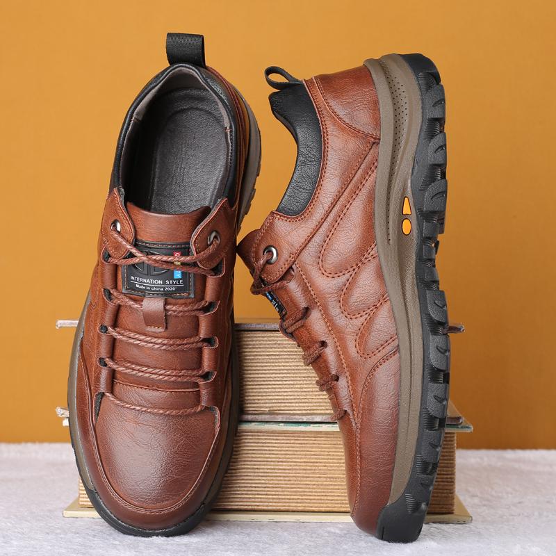 

Men s Outdoor Leisure Shoes Mountaineering Fashion Sports Shoes Anti Slip Lightweight Shoes Comfortable Men Sneakers New 38