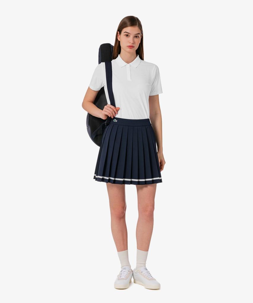 Lacoste Women'S Tennis Tape Tipping Skirt Jf231E-56G Hde