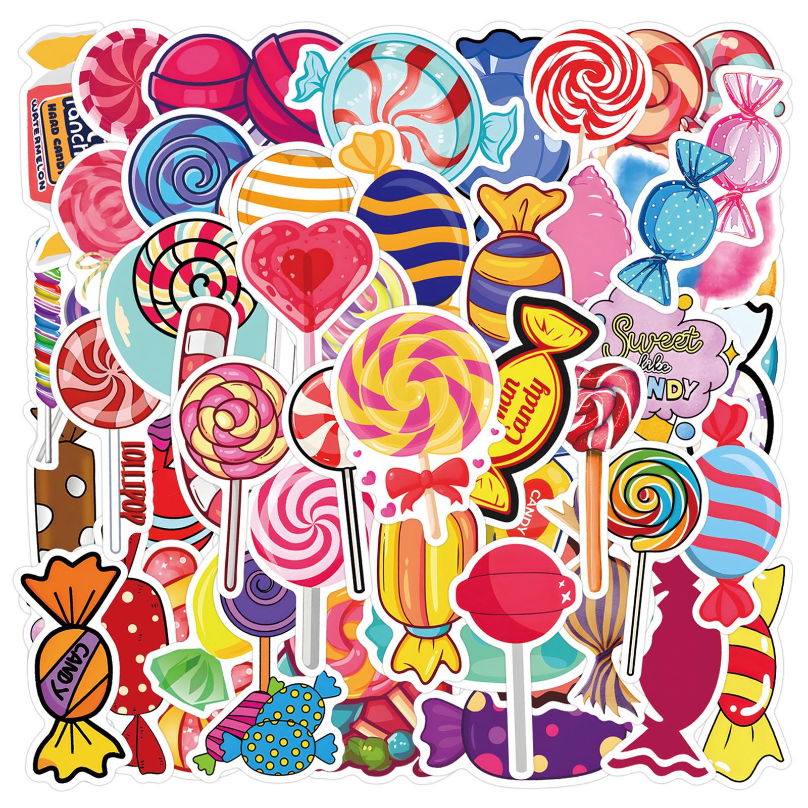 

55 Candy Candy Graffiti Stickers Decorate Suitcase Laptop Mobile Stickers