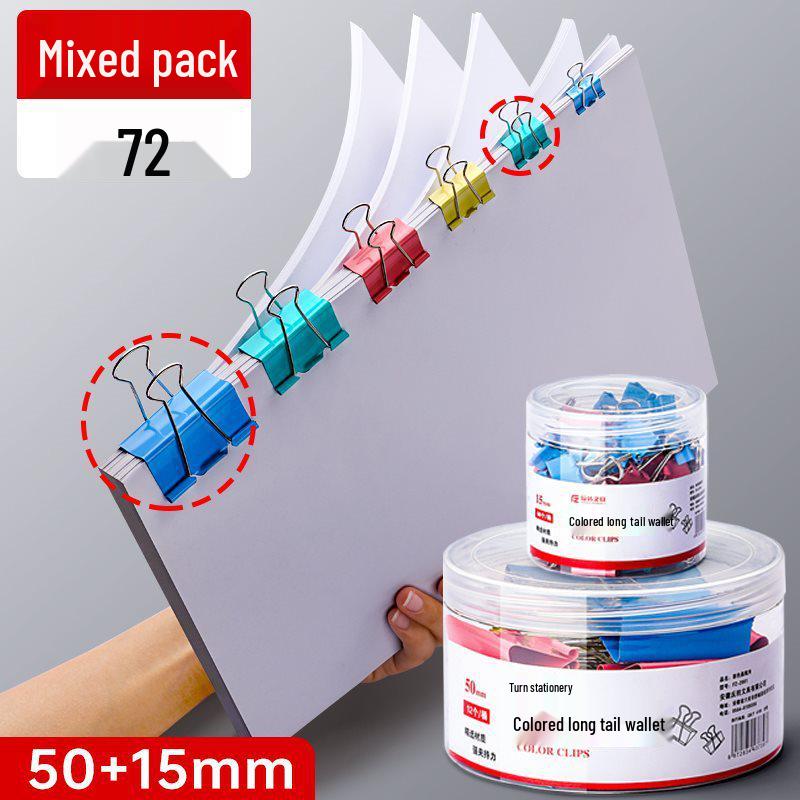 Multifunctional Dovetail File Organizer Clips - Colorful, Large, Medium, Small (15-Pack)