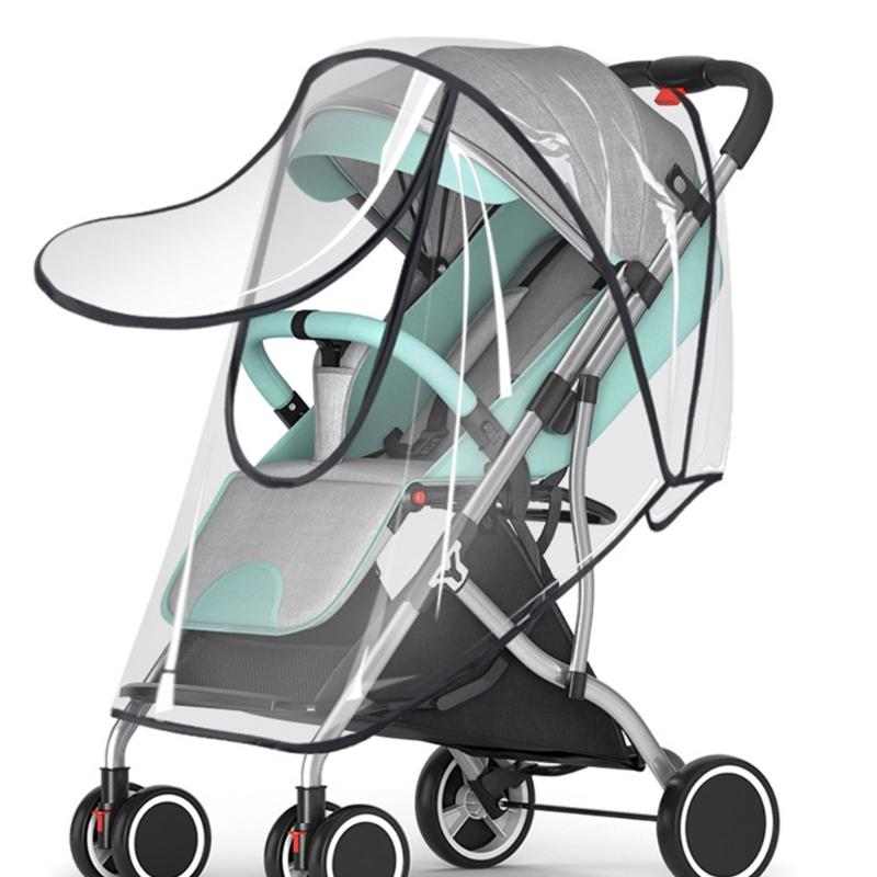 Baby Travel Weather Shield Breathable Stroller Rain Cover Baby Car Weather Wind-Shield Protect from Dust Snow Universal