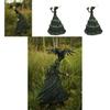 Alluring Handmade Witch Garden Decoration With Colorful Details For Gift Giving