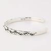 Bangle Silver 925 Native Bracelet Thin Sun Arabesque Pattern Gentleman Manufacturer Sun Arabesque [cmy Select] (03 C)