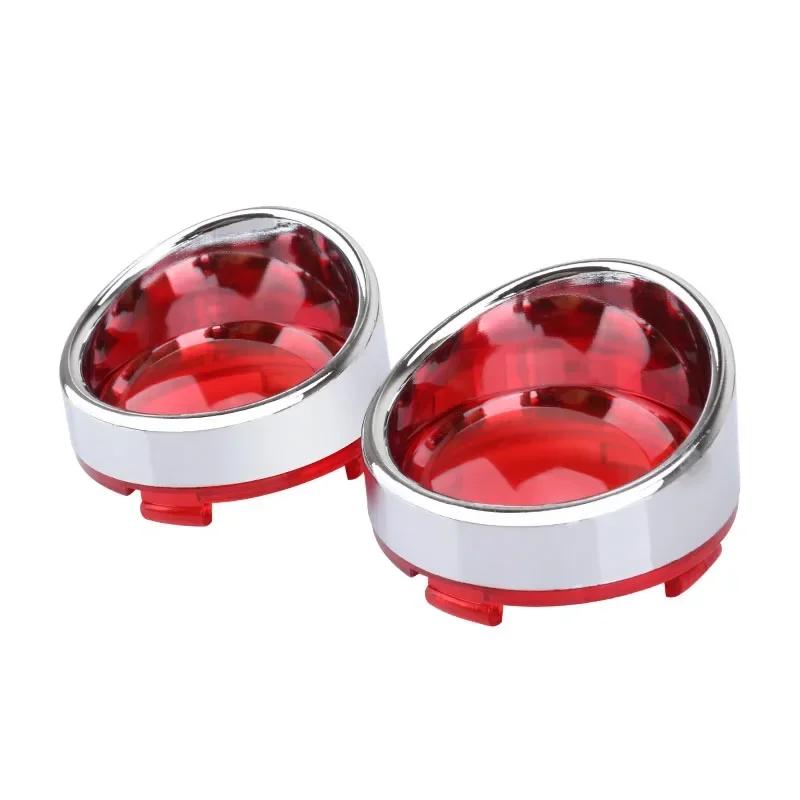 For Harley Touring Sportster Softail Dyna V-Rod Motorcycle ABS Turn Signal Light Blinker Bezels Indicator Lens Trim Lens Cover