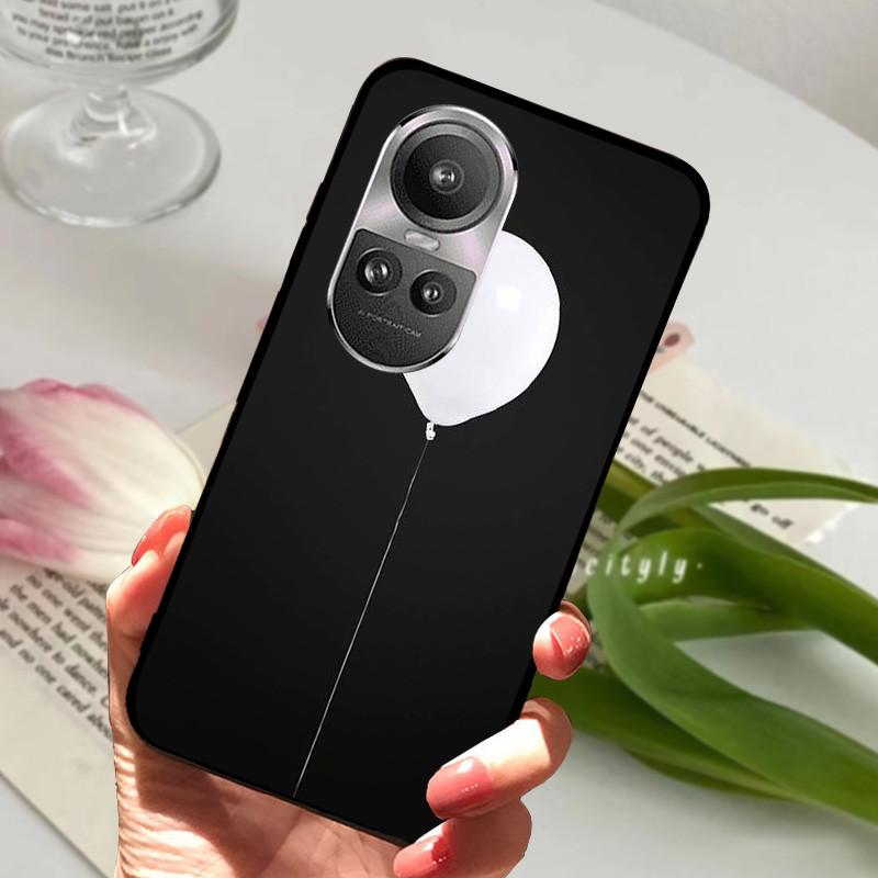 For Oppo Reno 10 5G CPH2531 Case Reno10 Shockproof Soft TPU Silicone Phone Cover For Oppo Reno 10 Pro 5G CPH2525 Funda Cartoon