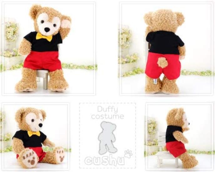 cushu cush Duffy and ShellieMay Plush Made in Mickey Mouse Minnie Mouse Cute Romper and Dress Costumes, Japan, & Coordination, (cds397s)