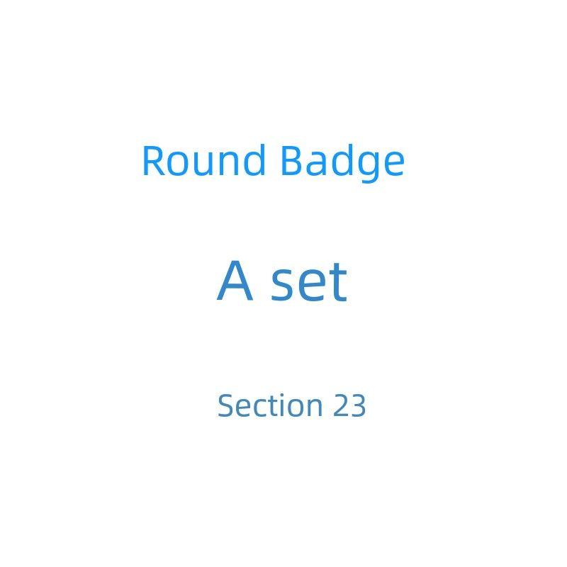 

Instagram Smiley Sunset Whale HAILANG Bag Pin One set (23 models)