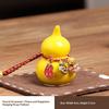 Mini Colorful Ceramic Gourd Lucky Home Decor Handmade Ornament for Prosperity