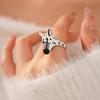 Zartes Tier Pferd Ring Set Vintage Öffnungs Fingerring Cartoon Emaille Ring Valentinstag Geschenk