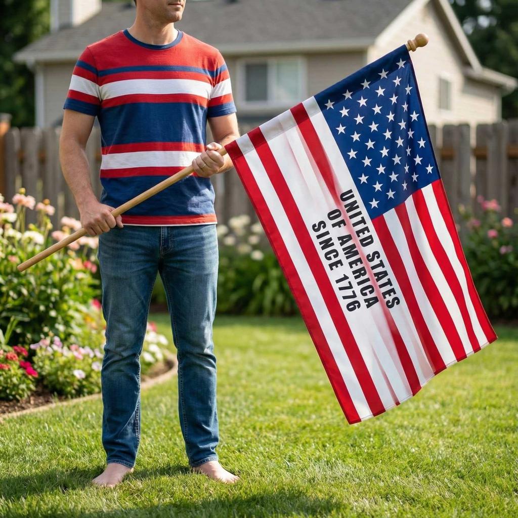 Decorative Garden Flag For The 250th Anniversary Of The United States