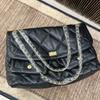 Stern-gleiche Lammfell-Rauten-Tasche, kleine duftende K-Ketten-Tasche im Wind, Tasche für Kleinkram, große Schulter-Umhängetasche
