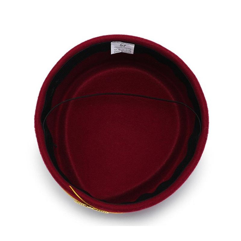Air Hostesses Hat Stewardess Hat Beret Hat Women Formal Uniform Caps Accessory Party Hats Costume Accessories