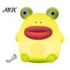 Portable Nursery Light Frog Silicone Night Light, Rechargeable Touch Bedside Lamp with 3 Brightness & Remote Control, 30 Min Timer Desk Decoration,