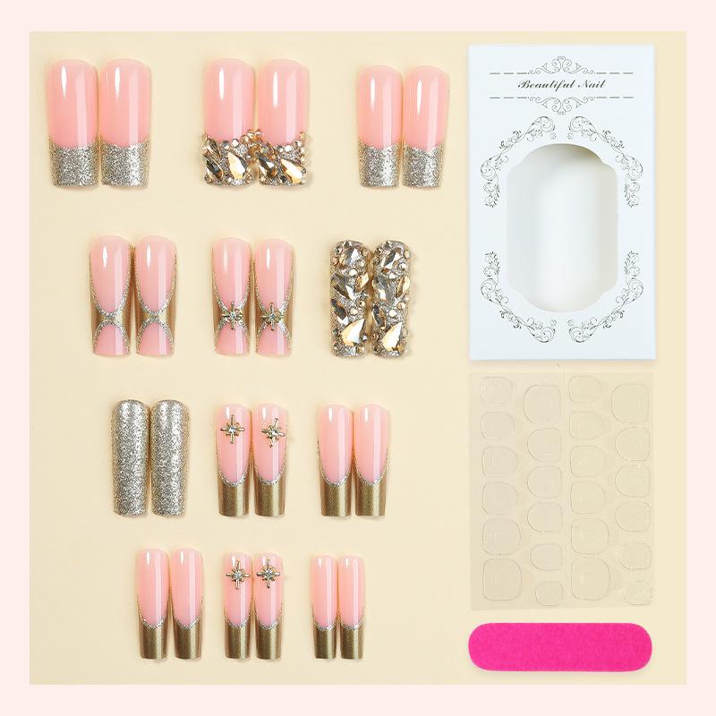 Luxury Starry Nail Art Accessories: Metallic Gold & Silver Stars for Elegant Nail Decor