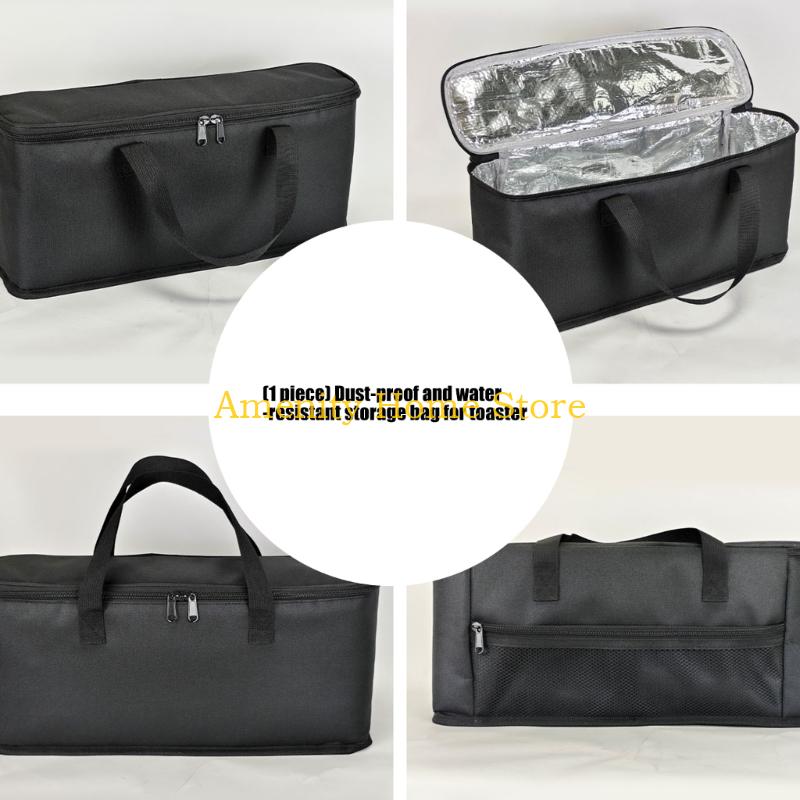 F26C Waterproof Dustproof Protective Bag for Double Slices Toaster with Carry Handle