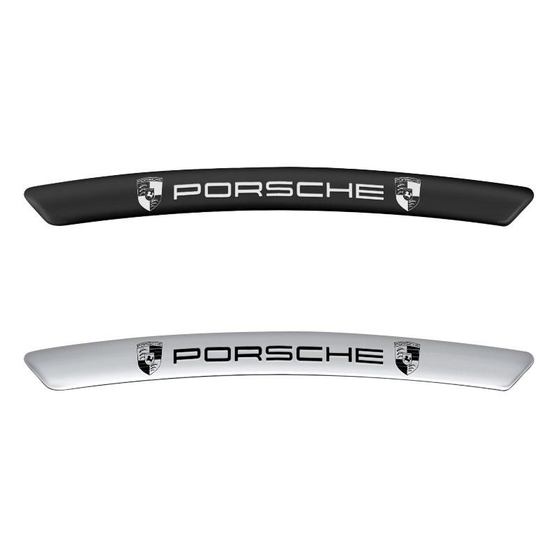 4Pcs Auto Wheel Hub Badge Tire Rim Stickers Accessories For Porsche Boxster Cayenne Panamera Macan Cayman 911 918 996 917 991