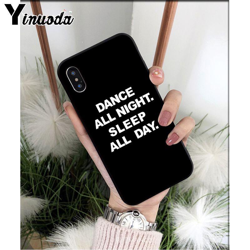 

Yinuoda I Love Dance TPU Soft Silicone Phone Case for Apple iPhone 8 7 6 6S Plus X XS MAX 5 5S SE XR 11 11pro max Cover iphone 6 6S