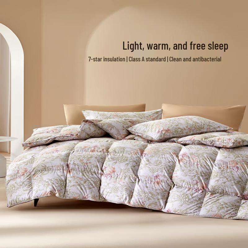 Mercury Home Textiles White Duck Down Winter Duvet