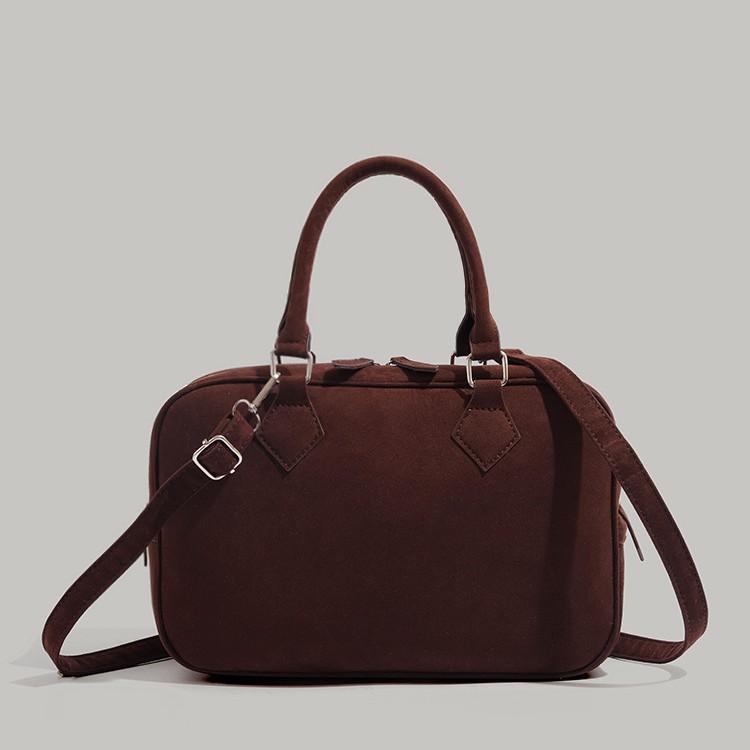 

Autumn and winter retro bowling bag 2025 new matte texture premium handbag simple casual shoulder oblique span bag