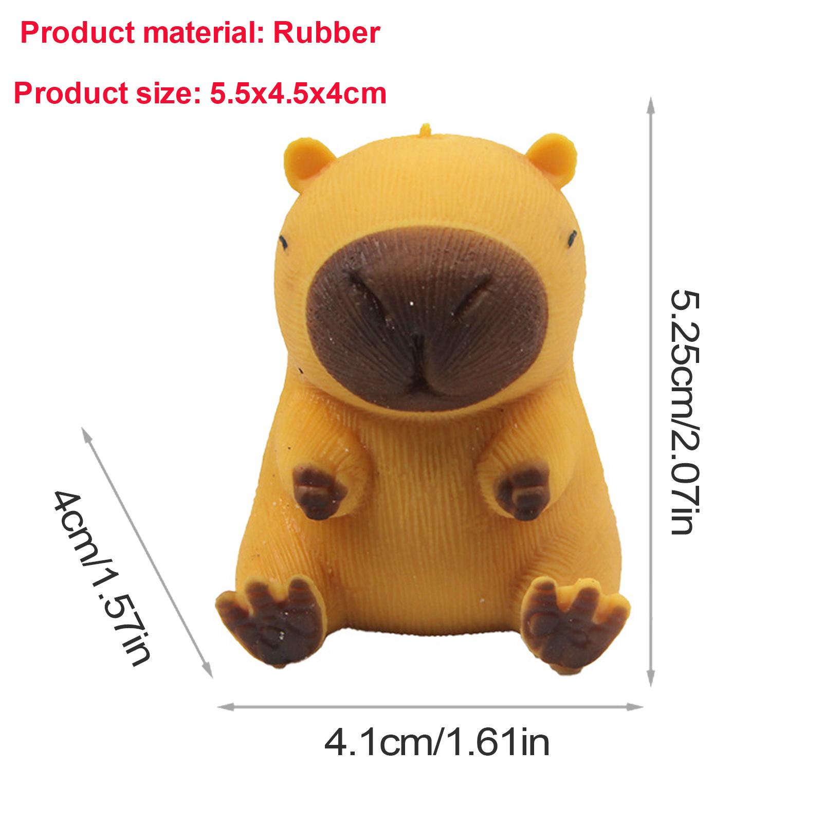 

Cute Cartoon Capybara Squeeze Toy Stress Relief Funny Animal Squeeze Toy Capybara Shape Pinch Toys Relax Gifts