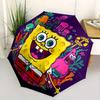 1pc Excited SpongeBob Automatic Opening and Closing Folding - A Good Choice for Gifts, Fashionable and Convenient Umbrella With Cute Cartoon Character