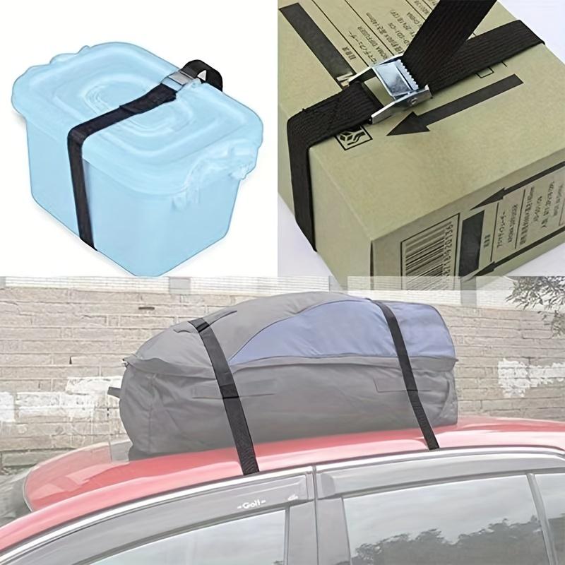 Heavy-Duty Adjustable Snap-On Straps Nylon Belt for Cars Motorcycles & Bicycles Secure Cargo & Luggage Fastening Solution with Buckle and Loop Closure