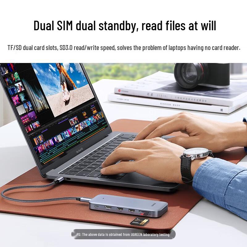 Ugreen M.2 SSD Enclosure & USB-C Hub with HDMI