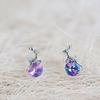 Yilu You Diamante Colorato Alce Orecchini di Natale Lobi Piccoli Squisito Piccolo Regalo Nuovo Stile