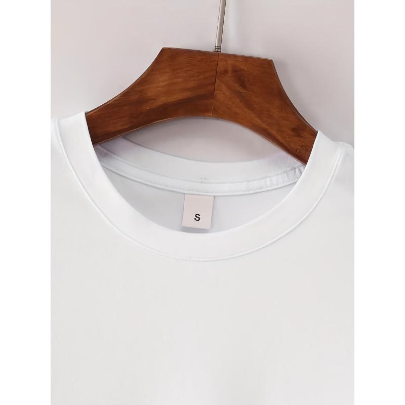 Men's Comfortable, Loose-Fit Summer T-Shirt Featuring A Baseball Team Logo And Text Design, Perfect For Casual Wear And Versatile Everyday Styles