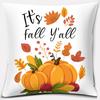 Pumpkin Halloween Thanksgiving Printing Series Pattern Pillowcase Square Pillowcase Home Office Decoration Pillowcase