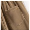 Dimanaf 2025 Autumn Plus Size Corduroy Trousers New Women Clothing Fashion Loose Pleated Vintage Pants