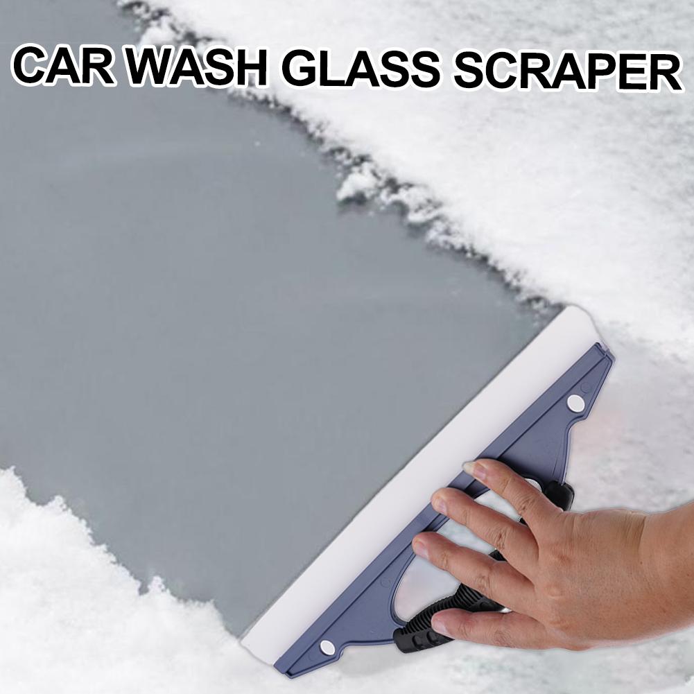 Silicone Water Wiper Silica Gel Car Wash Water Wiper Scraper Car Window Glass Bathroon Water Drying Squeegee Blade Car Cleanning