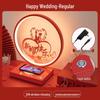 LED Bluetooth Night Light: Wedding Gift for Newlyweds, Bedside Lamp for Bedroom or Wedding Celebration