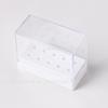 Nail Drill Bit and Polish Remover Storage Box with Dustproof Display