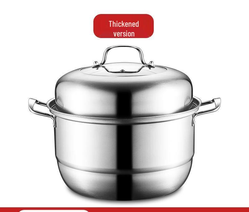 Wutuo Thickened Stainless Steel Double-Layer Steamer Pot