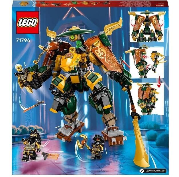 LEGO Ninjago 71794 Команда ниндзя-мехов Ллойда и Арин