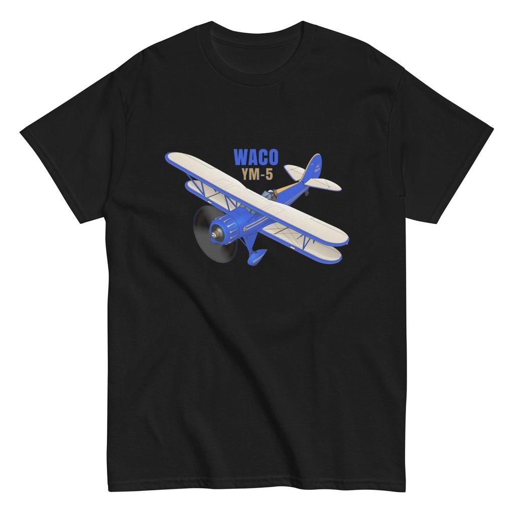 T-Shirt Aereo YM-5 della Waco Aircraft Company - Personalizzabile con il Tuo N#