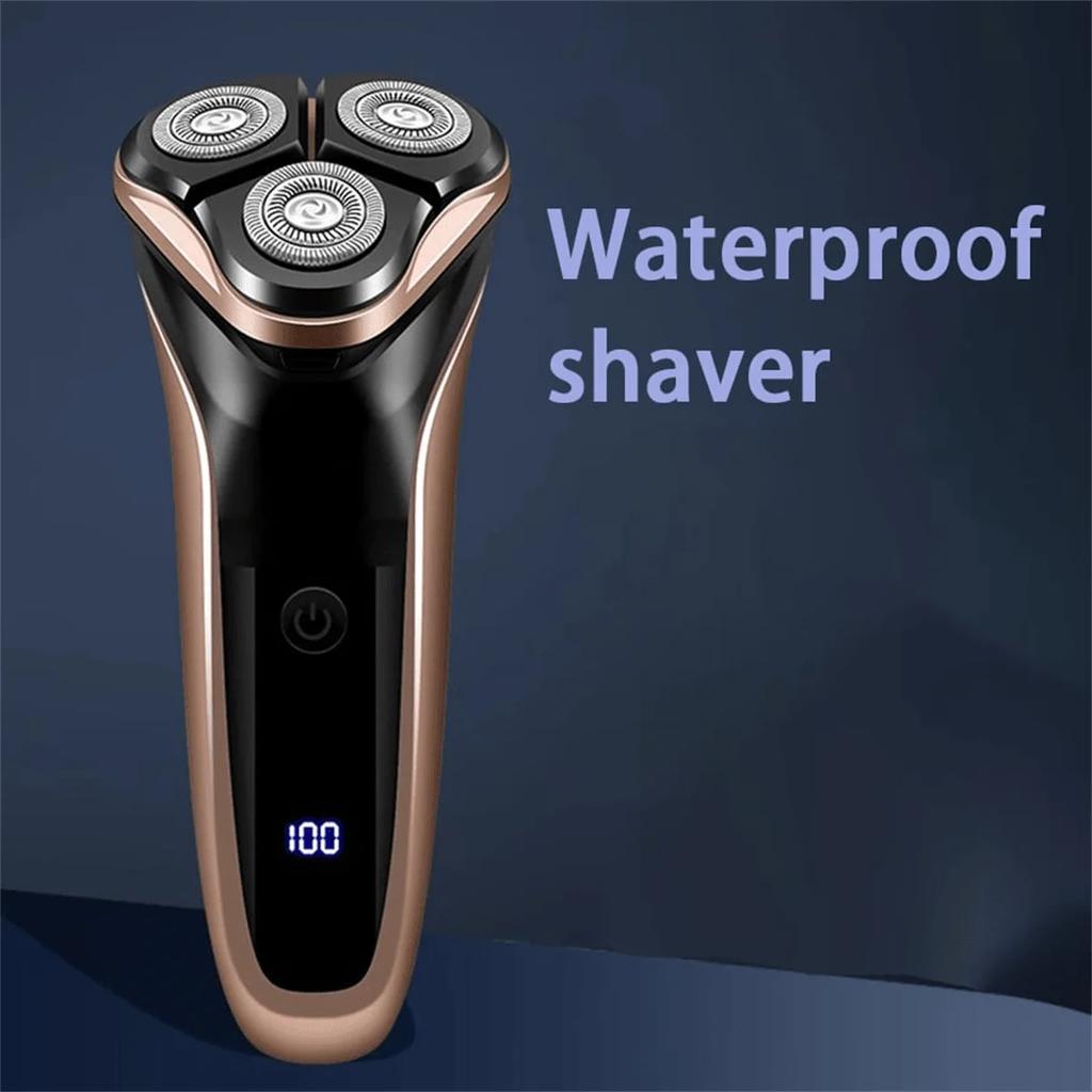 Men's Electric Shaver With LED Power Display/Washable Head/USB Fast Charging Floating Head Home Portable Travel Shaver.