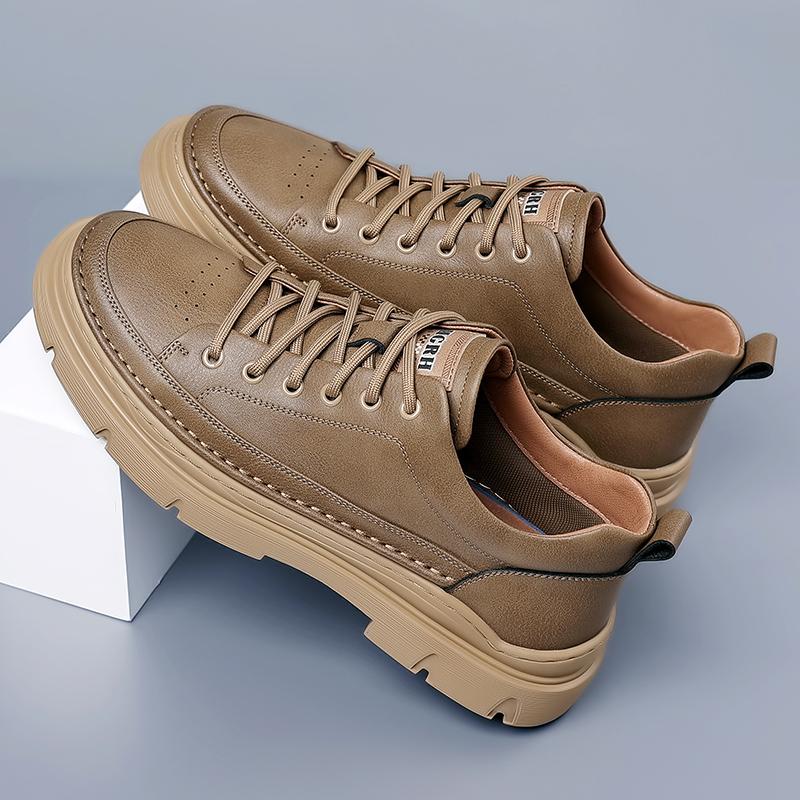 Fashion 2024 Men Casual Leather Oxford Shoes Italian Brand Business Dress Bureau Shoes All-Match Casual Outdoor Lightweight Walking Shoe