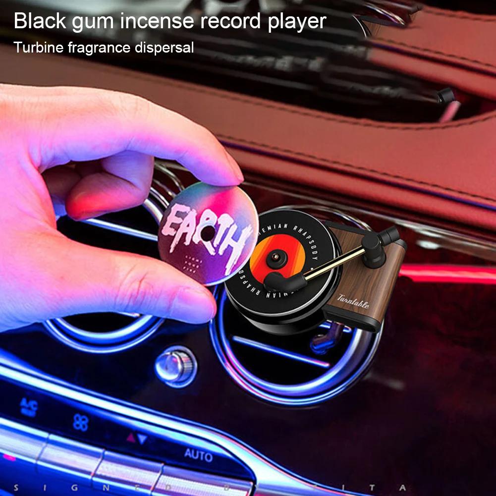 Record Player Aromas Diffuser for Car Airs Outlet Automotive Air-outlet Fragrance Diffuser for Vehicle Car