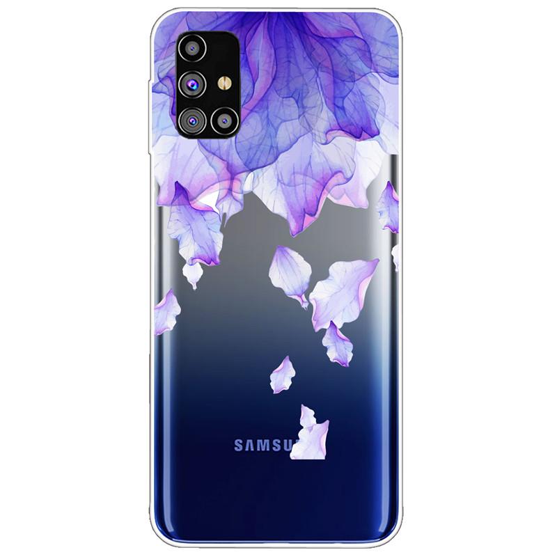 Clear Soft Cover for Samsung A31 A41 A51 A71 Case TPU Transparent Lovely Fashion Cases for Galaxy A71 Silicone Bumper Cat