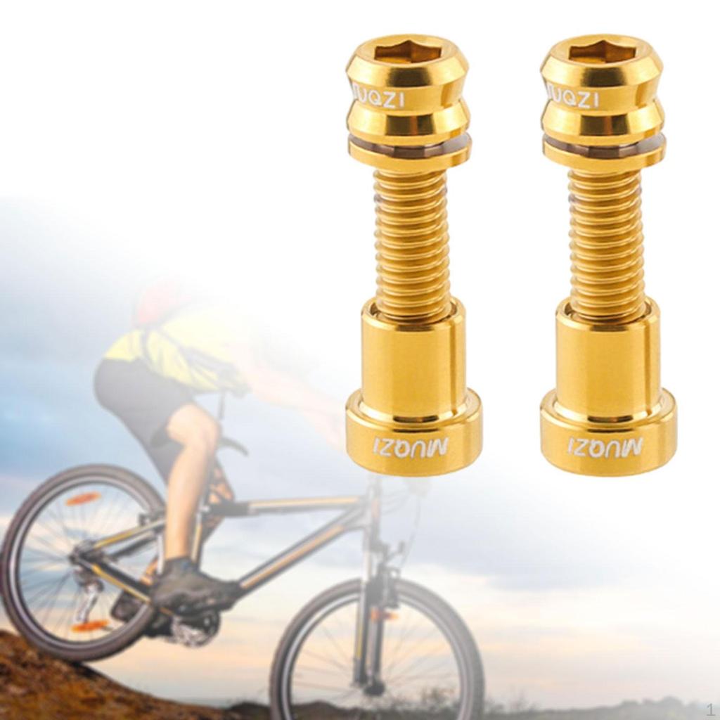2 Set Bicycle Carbon Nuts, Durable Premium Mounting Accessories for Mountain Bikes